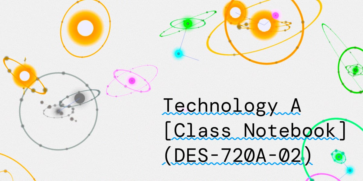 Graduate Studio: Technology A media 1
